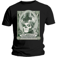 (XXL, Black) Ghost Unisex Adult Papa Cash T-Shirt
