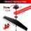 Stair Tread Template Tool Step Measuring Jig with Adjustable Ruler and Angle Scribe Tool for Woodworking 7
