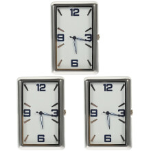 3Stk Mini Auto Uhr Analog Autouhr Leuchtend Dashboard Mehrfarbig