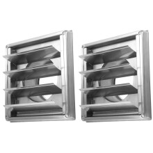 2Pièces Ventilations Inox Pour Sèche-Linge Extérieur Avec Persiennes