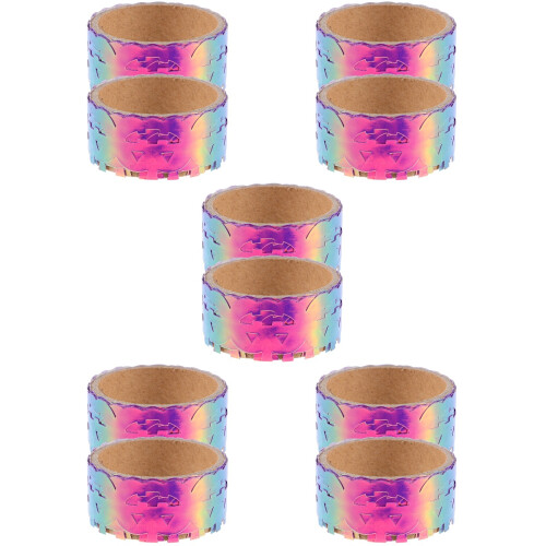 10Rouleaux Rubans De Bricolage Halloween Violet Décorations Adhésives