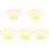50Pcs Yellow Drumsticks for Beginners Durable Musical Mallets 1