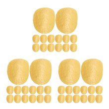 3Pièces Modèles De Frites Artificielles Jaunes Pour Déco Photos