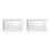 2Pièces Bac ABS Transparent Hamster Toilette Bain Accessoires Sable 1