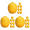 24Pcs Mini Artificial Lemon Models Yellow Resin Lifelike Decor Props 1