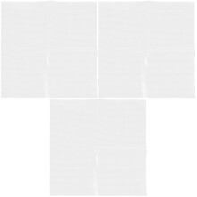 3Rouleaux Film Soluble Pour Broderie DIY En Tissu Stable