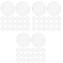 300Pièces Coupelles Pieds Usage Maison PVC Transparent