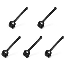 5PiĂšces Outil Rouleau En PiĂšce Noir Anti-Bruit Auto Pour Isolation Roue