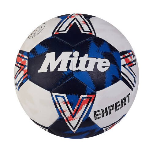 Mitre (1, White/Blue/Red) Mitre Expert Logo Handball