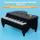 2Set Electronic Keyboard DIY Kit 12 Sound Effects+7 Music LED Lights Supports Graphical Programming DIY Practice Kit 8
