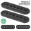 2Pack Hat Extender, 3D Printed Hat Size Extension Accessories, Holes Adjustable Cap Half Size Extender White 2