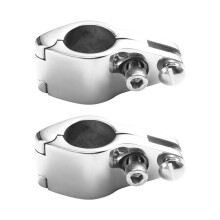 2Pcs 22mm Boat Marine Hinged Upper Jaw Slide Hardware Fittings Stainless Steel Sliding Jaw Hinge Boat Jaw Hinged