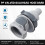 1/2"ID Valved Bulkhead Hose Barb,3/8"High-Flow Quick Disconnect Coupling, Panel Mount Fluid Fitting,Leak-Free &Tool-Free 2
