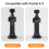Desktop Car Stand Base Holder for  Osmo Pocket 4 Stable Support Bracket Mount for Pocket 3 Camera Gimbal B 2