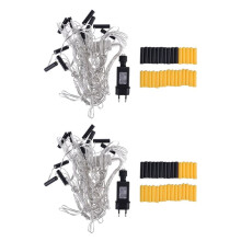 2X 10-in-1 AA Battery Eliminator Replace AA Batteries Power Adapter EU Plug