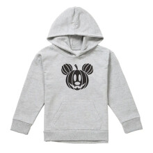 (12-13 Years, Athletic Heather) Disney Childrens/Kids Mickey Mouse Head Heather Hoodie