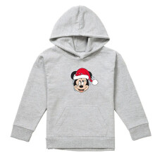 (5-6 Years, Athletic Heather) Disney Childrens/Kids Mickey Mouse Fairy Lights Heather Wrap Christmas Hoodie