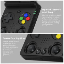 ANBERNIC RG34XXSP Console di Gioco Portatile Flip Schermo IPS da 3,4 Pollici 64 GB 5K Giochi 3300 MAh Lettore di Videogiochi Retrò Pieghevole WIFI, D