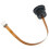Runder USB-Typ-C-3.1-Einbaustecker (Buchse auf Stecker) mit PFC-Flachkabel, Industriegewinde, 20 cm 3