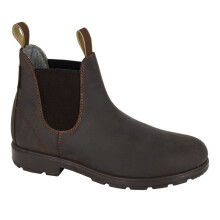 (8 UK, Brown) Woodland Mens Nubuck Chelsea Boots
