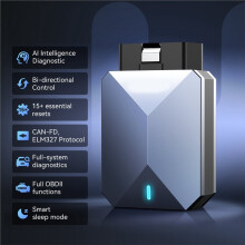 BT200 MAX AI Diagnostic Tools with Cable for ELM327 Prototol Full System OBD2 Scanner 15 Resets Free Update