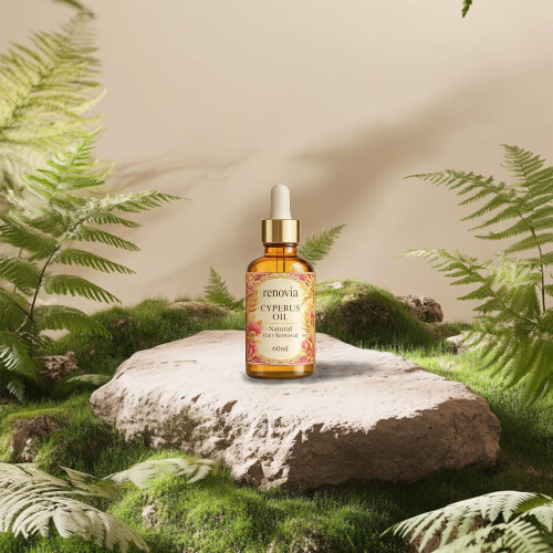 (60ml, -) Λάδι Cyperus Rotundus με μέντα, φυσικό μείγμα βοτάνων για αποτρίχωση, ορός 1