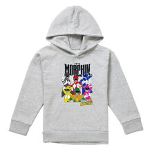 (12-13 Years, Athletic Heather) Power Rangers Childrens/Kids It's Morphin Time Heather Pullover Hoodie