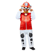 (3-4 Years, Red/White) Paw Patrol Deluxe Marshall Costume
