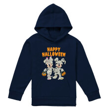 (12-13 Years, Navy) Disney Childrens/Kids Mickey Mouse & Minnie Mouse Zombie Halloween Hoodie