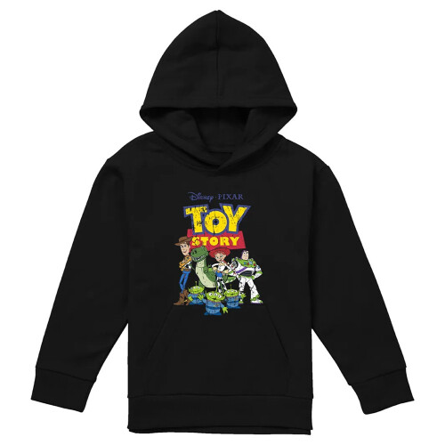 Toy Story (7-8 Years, Black) Toy Story Childrens/Kids Group Pullover Hoodie