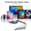 Shrink three-in-one data cable fast charging three-head one-to-three mobile phone charging cable_M 4