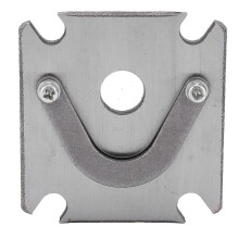 Compatible with air compressor pump valve plate 48x62mm cast iron 3/8 inch thread