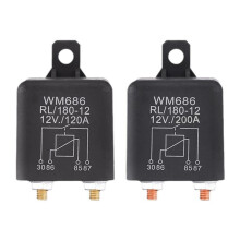 Heavy Duty Car Starter Relay - 12V 100A, Normal Open, Control Battery ON/OFF 25-26