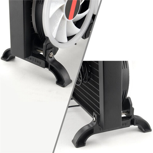 2pcs/Pair Adjustable Water Cooling Radiator Bracket Radiator Holder Adjustable Mounting Stand
