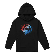 (5-6 Years, Black) Captain America Childrens/Kids Gradient Shield Pull Over Hoodie