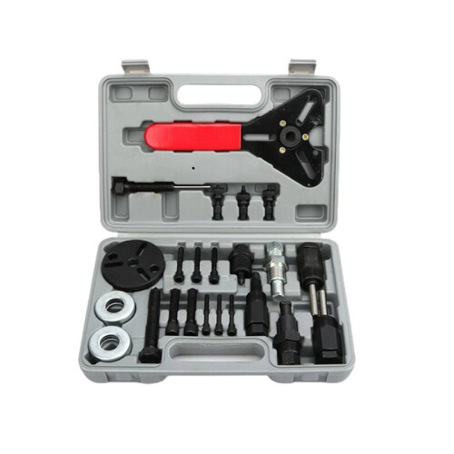 23Pcs A/C Compressor Clutch Remover Tool Kit Hub Puller Auto Tools