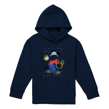 (7-8 Years, Navy) Disney Childrens/Kids Street Style Mickey Mouse Hoodie