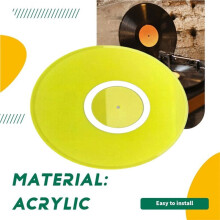 32cm Acrylic Turntable Slip Mat Reduce Noise Static Dust for 12Inch LP Vinyl Record Player Record Platter Slipmat