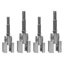 Integrated Internal & External Pipe Threading Tool, Electric Drill Compatible Pipe Threader Kit, 1/2inch+3/4inch
