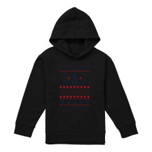 (5-6 Years, Athletic Heather) Disney Childrens/Kids Mickey Mouse Christmas Sweater Heather Hoodie