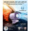 (Purple, -) Ανεμιστήρας κλιπ αυτοκ. με LED, USB, φορητός 360, 199 ταχ. για φορτηγό/σκηνή 4