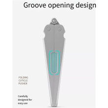 Stainless Steel Innovative Folding Nail Clippers Foldable Deformation Nail Scissors Portable Travel Manicure Tools