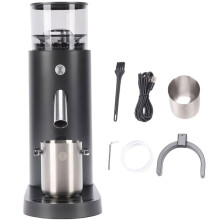 Moulin à Café Burr, Moulin à Café Électrique à Dose Unique, avec 60 Réglages de Mouture pour Espresso, Filtre, Presse Française, Noir