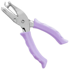 Perforatrice à un Trou de 6 mm pour Loisirs Créatifs, Perforatrice à un Trou avec Poignée Ergonomique, Petite Perforatrice pour Adultes