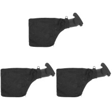 3Ensembles À Poussière Pour Scies Tissu Noir Collecteur Portable
