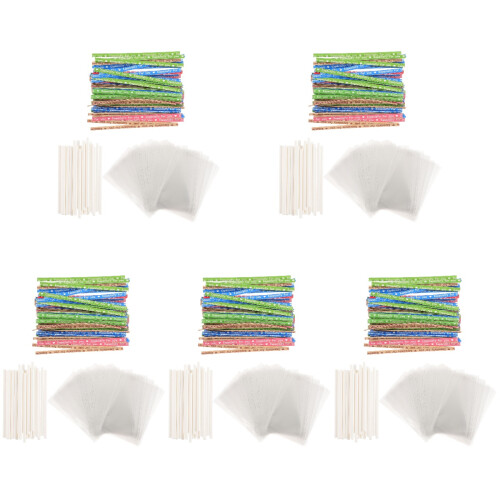 5Ensembles Kits Sucettes Colorés Accessoires