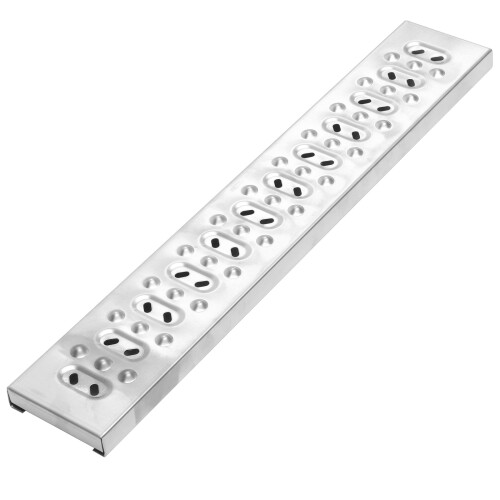 Caniveau Acier Inox Résistante Usage Extérieur Égout
