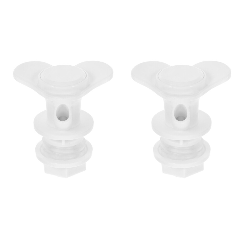 2Pcs Compact Plastic Water Jug Spout For Cooler And Drink Dispensers 3044212616120