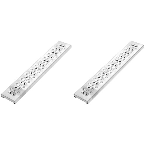 2 Pack Basement Drain Cover Sewer Garage Sink Strainer Silver