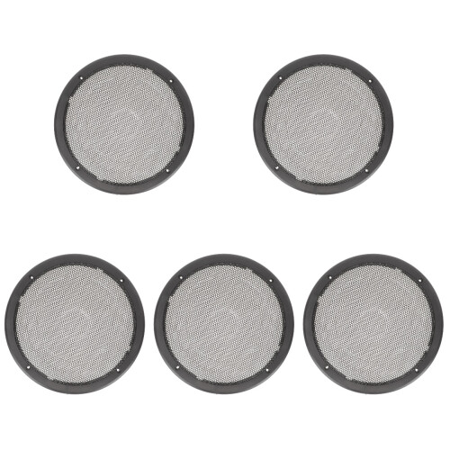5Pcs Car Subwoofer Speaker Mesh Covers Black Protection